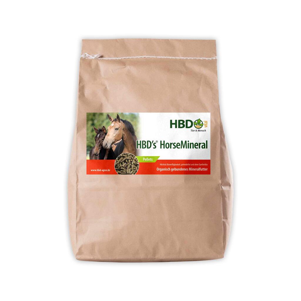 HBDS Mineralfutter HORSEMINERAL PELLETIERT für Pferde 10kg