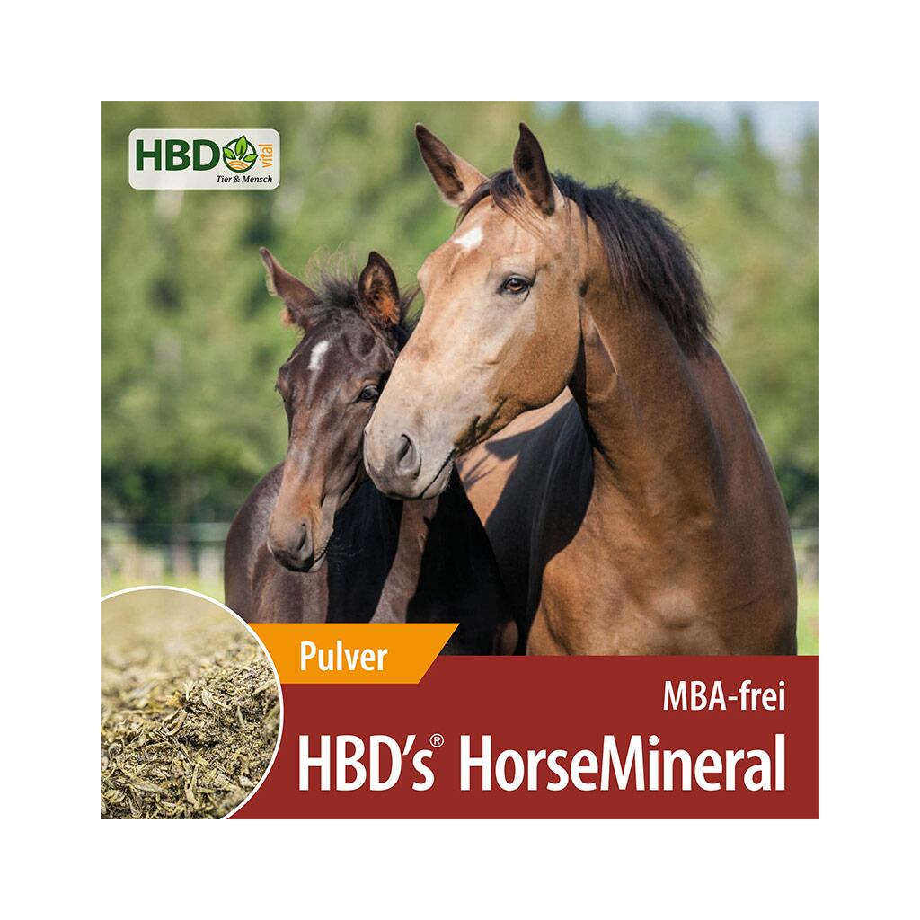 HBDS Mineralfutter HORSEMINERAL OHNE M, A, BT für Pferde