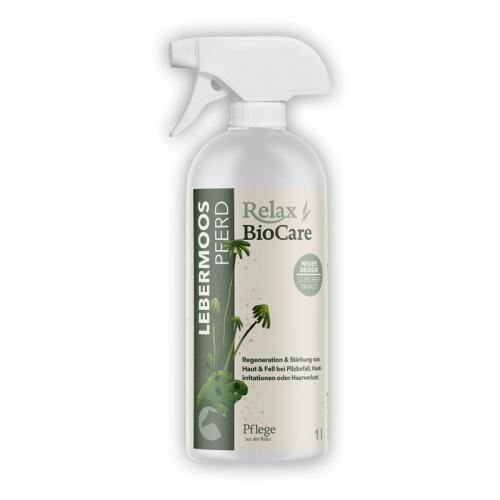 RELAX Hautpflege LEBERMOOS SPRAY für Pferde 1000ml