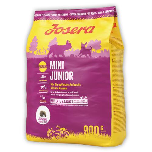 JOSERA Trockenfutter MINIJUNIOR für kleine Hunde 900g