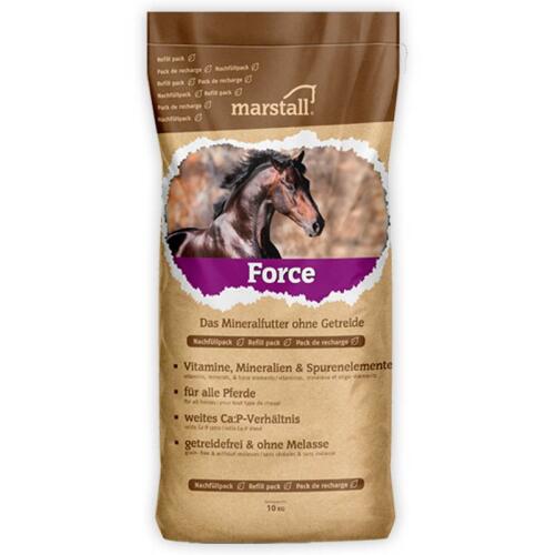 MARSTALL Mineralfutter FORCE für Pferde 10kg Nachfüllpack