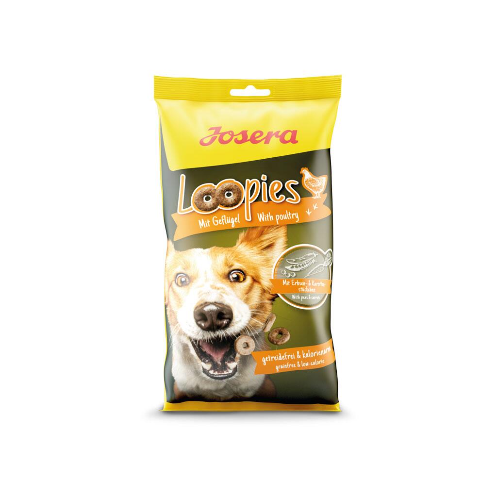 JOSERA Leckerli LOOPIES MIT GEFLÜGEL für Hunde 150g