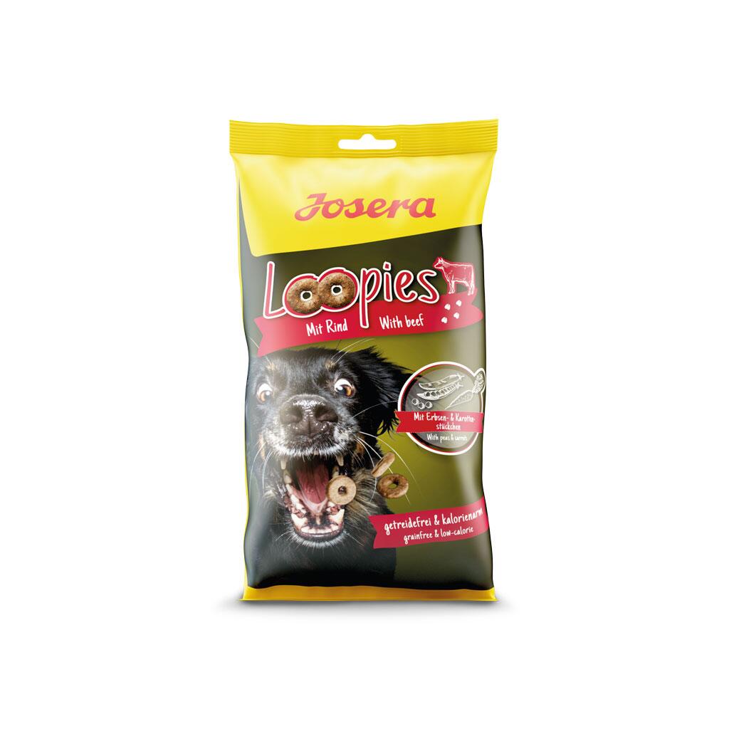 JOSERA Leckerli LOOPIES MIT RIND für Hunde 150g