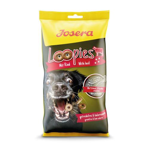 JOSERA Leckerli LOOPIES MIT RIND für Hunde 150g