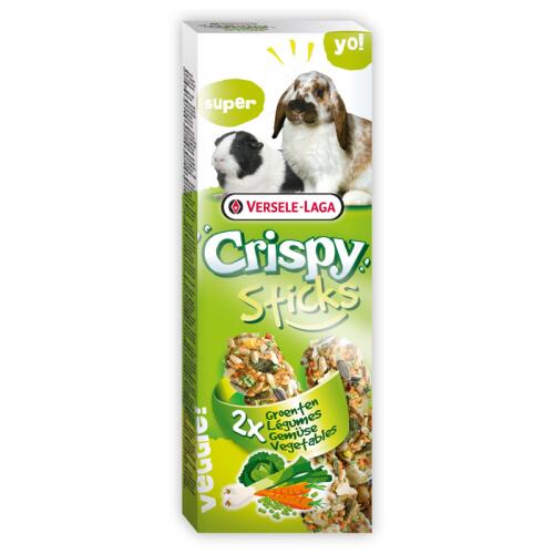 CRISPY Futter STICKS MIT GEMÜSE für Kaninchen 2x55g