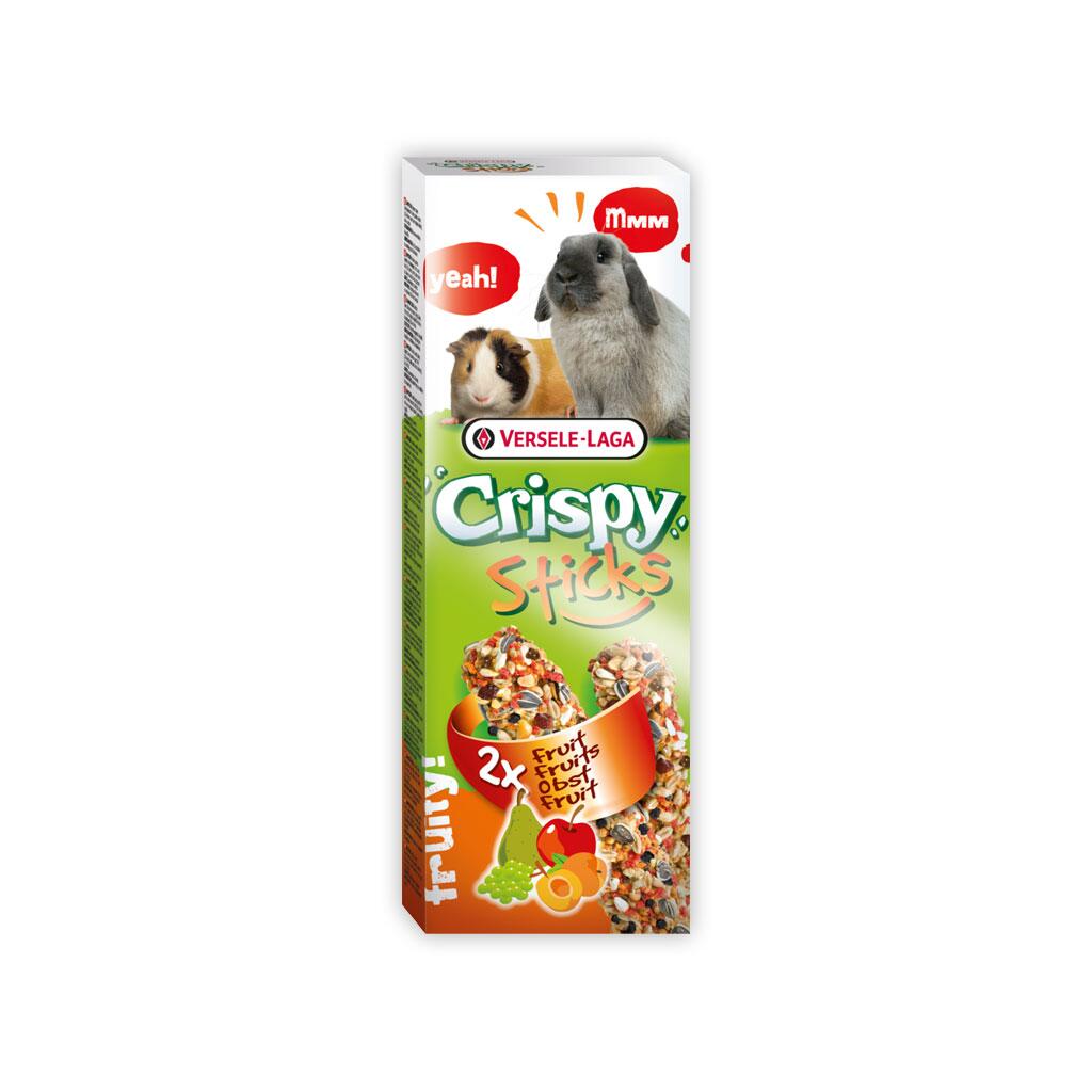 CRISPY Futter STICKS MIT FRÜCHTEN für Kaninchen 2x55g