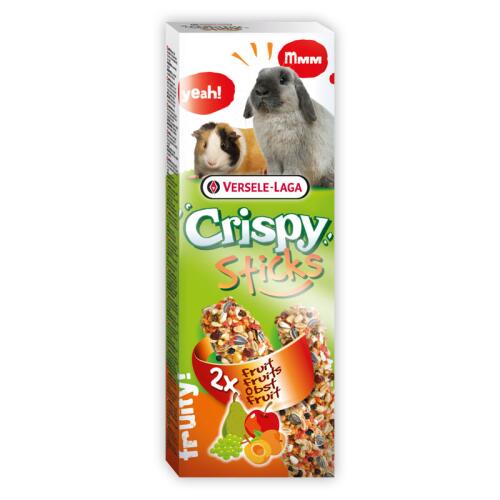 CRISPY Futter STICKS MIT FRÜCHTEN für Kaninchen 2x55g