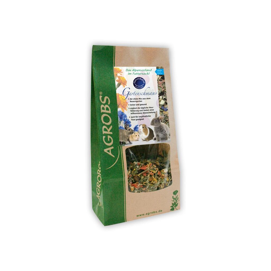 AGROBS Ergänzungsfutter GARTENSCHMAUS für Kaninchen 250g