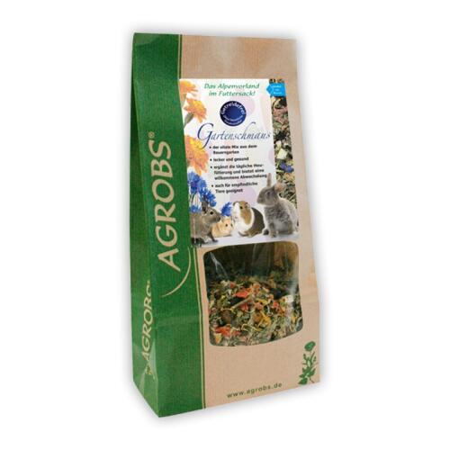 AGROBS Ergänzungsfutter GARTENSCHMAUS für Kaninchen 250g