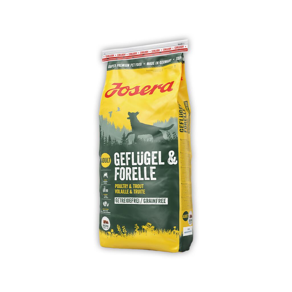 JOSERA Trockenfutter GEFLÜGEL & FORELLE für Hunde