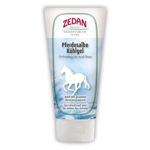 ZEDAN Hautpflege PFERDESALBE KÜHLGEL für Pferde 200ml Tube