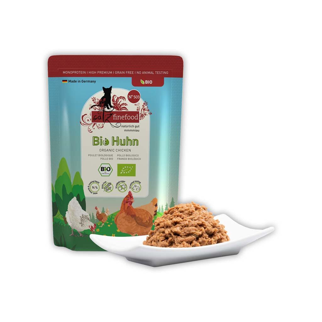 CATZ FINEFOOD BIO Nassfutter NO. 503 BIO HUHN für Katzen*