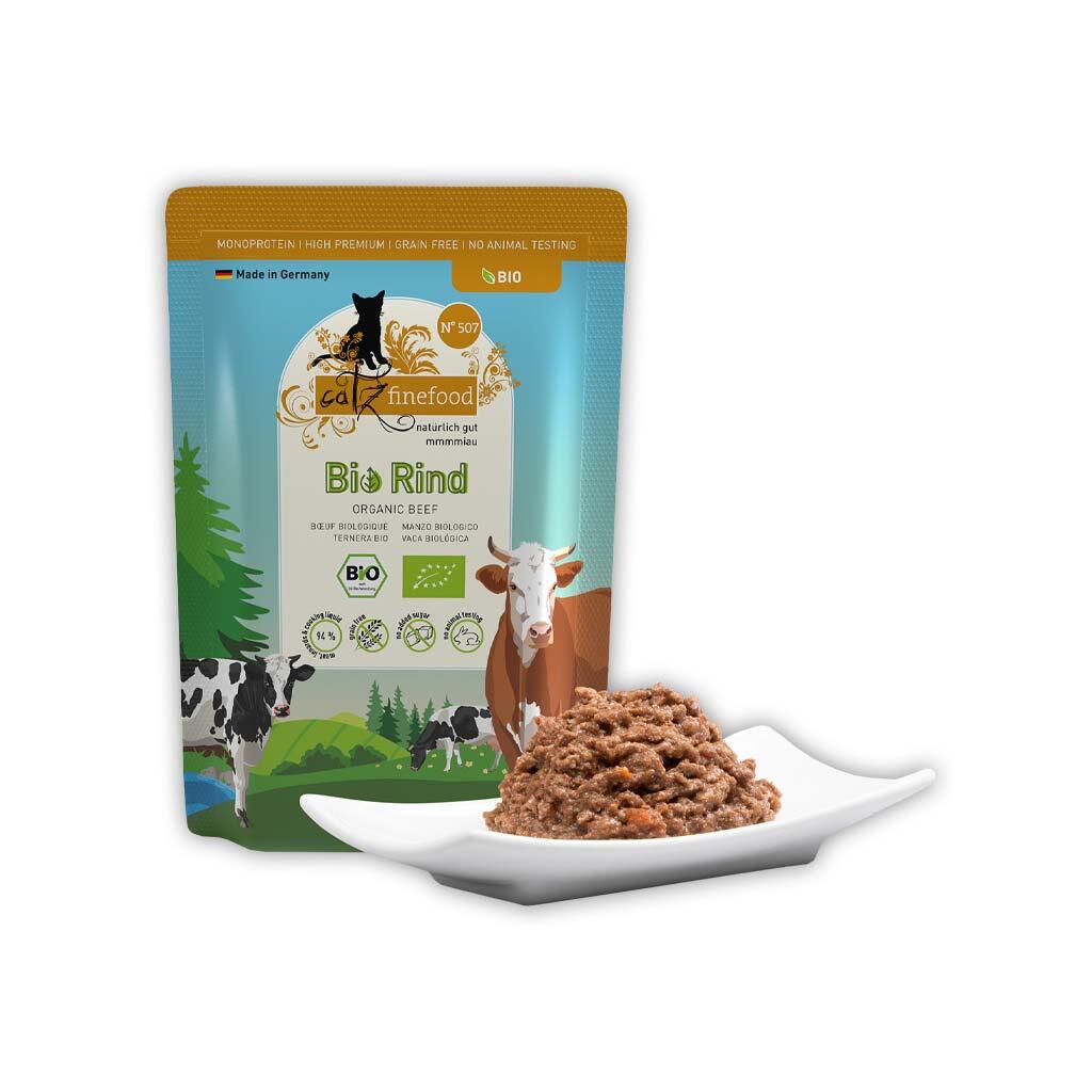 CATZ FINEFOOD BIO Nassfutter NO. 507 BIO RIND für Katzen*