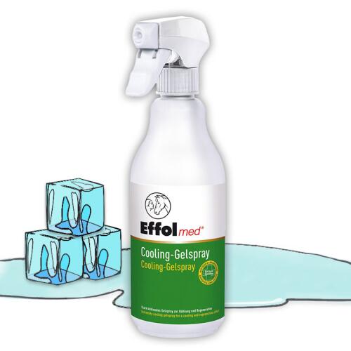 EFFOL MED Gesundheitspflege COOLING GEL SPRAY für Pferde 500ml