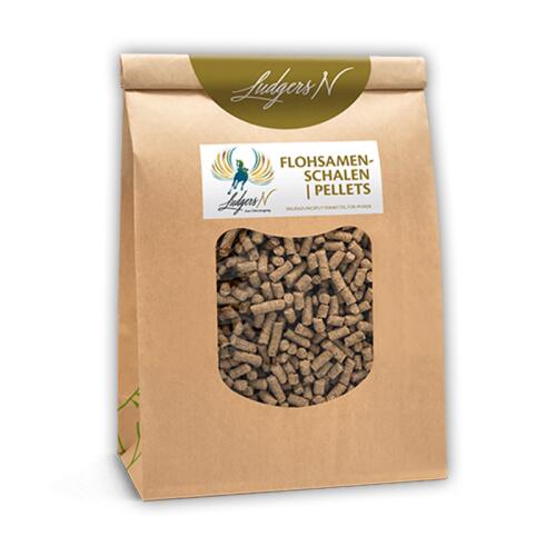 LUDGERS N Ergänzungsfutter FLOHSAMENSCHALEN PELLET für Pferde 1kg