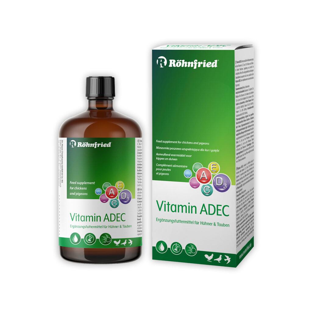 RÖHNFRIED Ergänzungsfutter VITAMIN ADEC für Geflügel 100ml