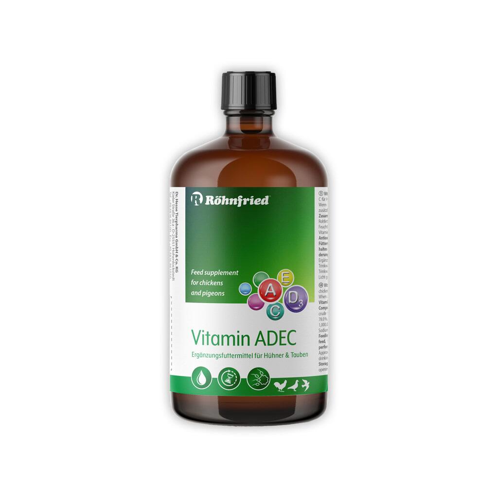 RÖHNFRIED Ergänzungsfutter VITAMIN ADEC für Geflügel 250ml