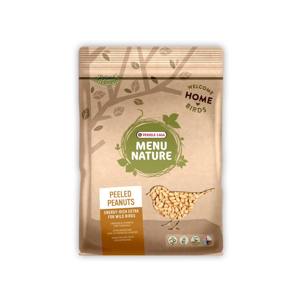 MENU NATURE Futter GESCHÄLTE ERDNÜSSE für Vögel 1kg