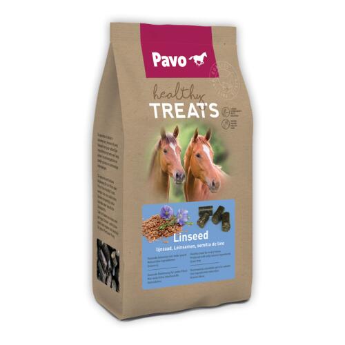 PAVO Leckerlie HEALTHY TREATS LEINSAMEN für Pferde 1kg