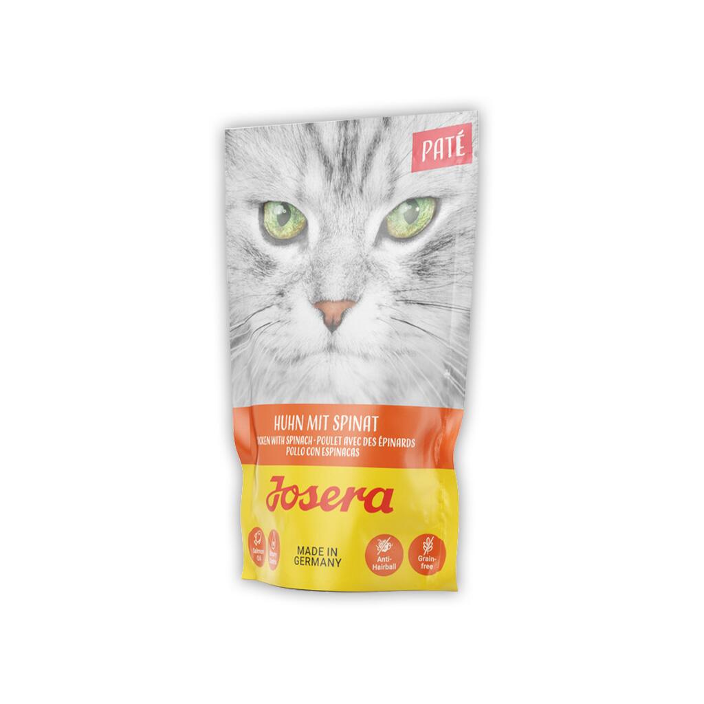 JOSERA Nassfutter PATE HUHN MIT SPINAT für Katzen