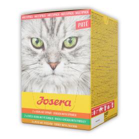 JOSERA Nassfutter PATE MULTIPACK für Katzen 6x85g