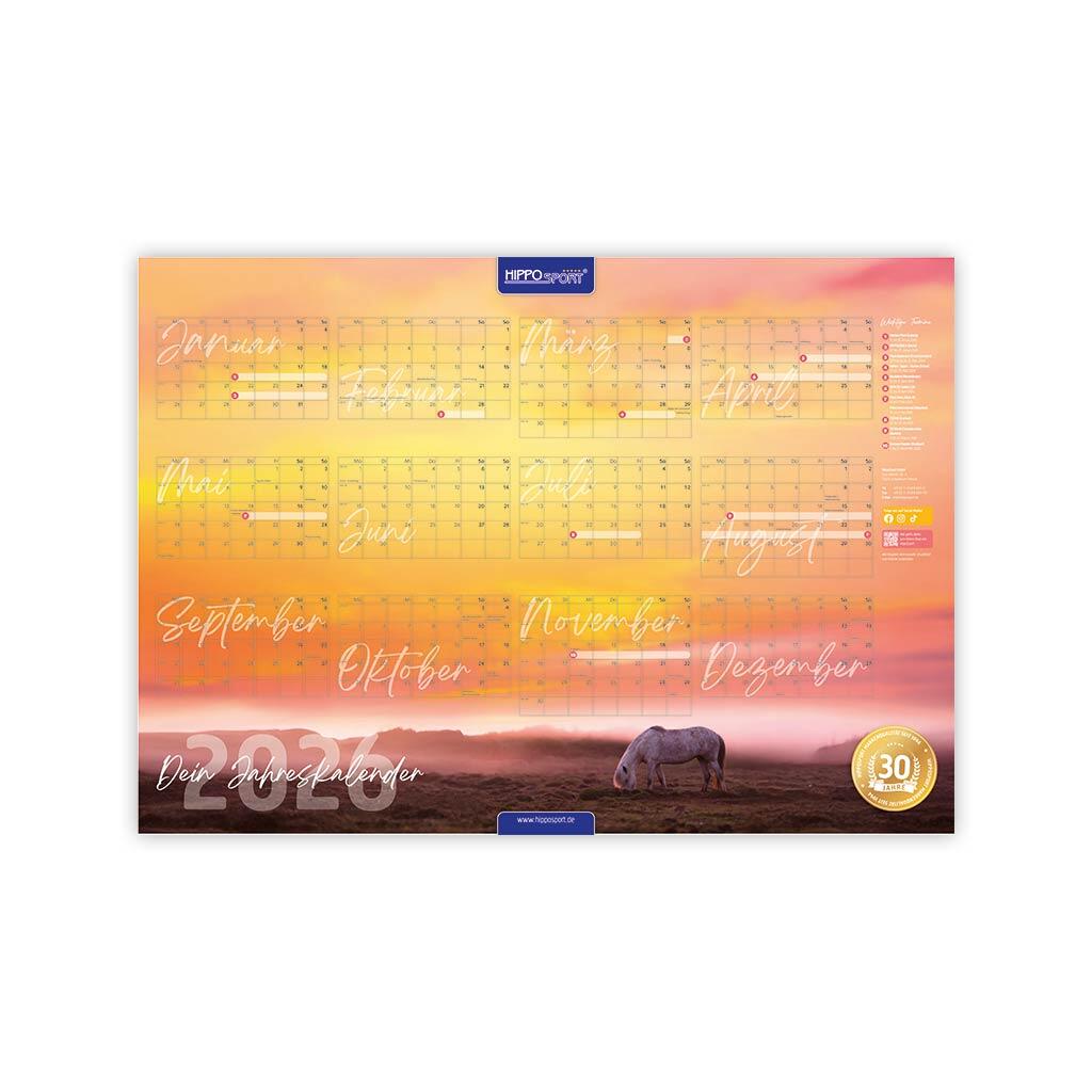 HIPPOSPORT Zubehör WANDKALENDER XXL 2026