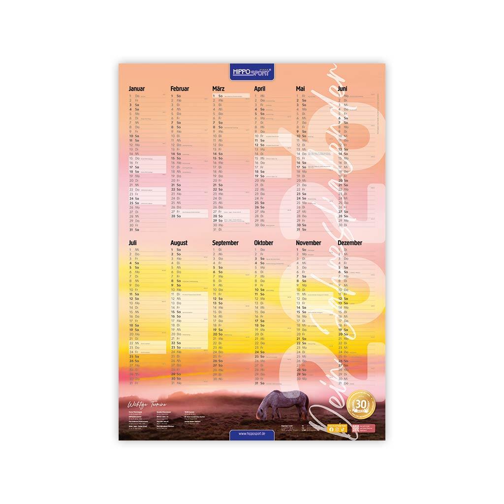 HIPPOSPORT Zubehör WANDKALENDER XXL 2026