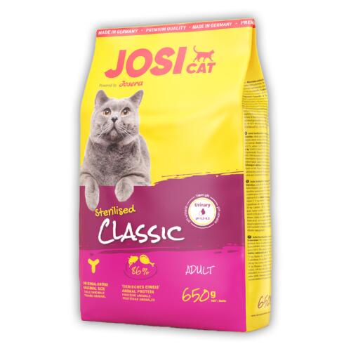 JOSICAT Trockenfutter STERILISED CLASSIC für Katzen 650g