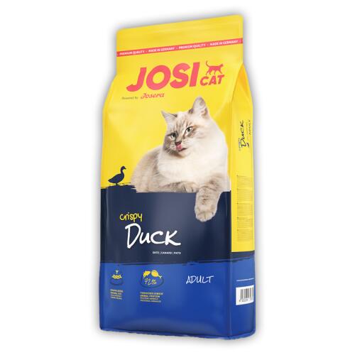 JOSICAT Trockenfutter CRISPY DUCK  für Katzen 10kg