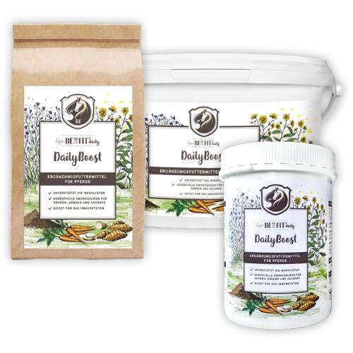 EQUIBENEFIT Ergänzungsfutter DAILYBOOST für Pferde
