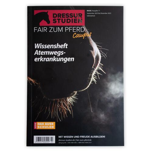 DRESSURSTUDIEN Magazin 03/23 WISSENSHEFT ATEMWEGSERKRANKUNGEN für Reiter