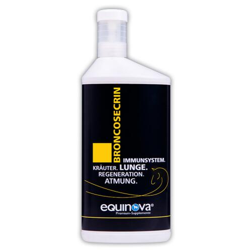 EQUINOVA Ergänzungsfutter BRONCOSECRIN LIQUID für Pferde 1l