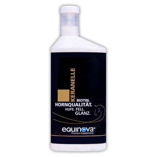 EQUINOVA Ergänzungsfutter KERANELLE LIQUID für Pferde 1l