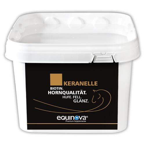 EQUINOVA Ergänzungsfutter KERANELLE POWDER für Pferde 1,5kg