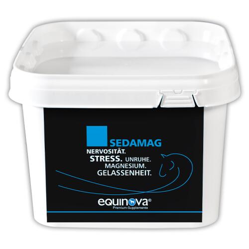 EQUINOVA Ergänzungsfutter SEDAMAG POWDER für Pferde 1,5kg