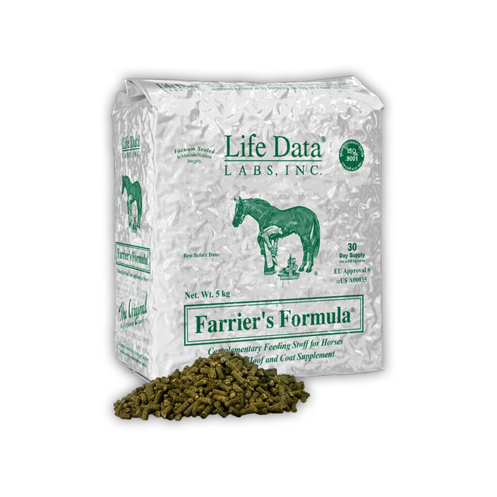 LIFE DATA LABS Ergänzungsfutter FARRIERS FORMULA ORIGINAL für Pferde 5kg Nachfüllpack