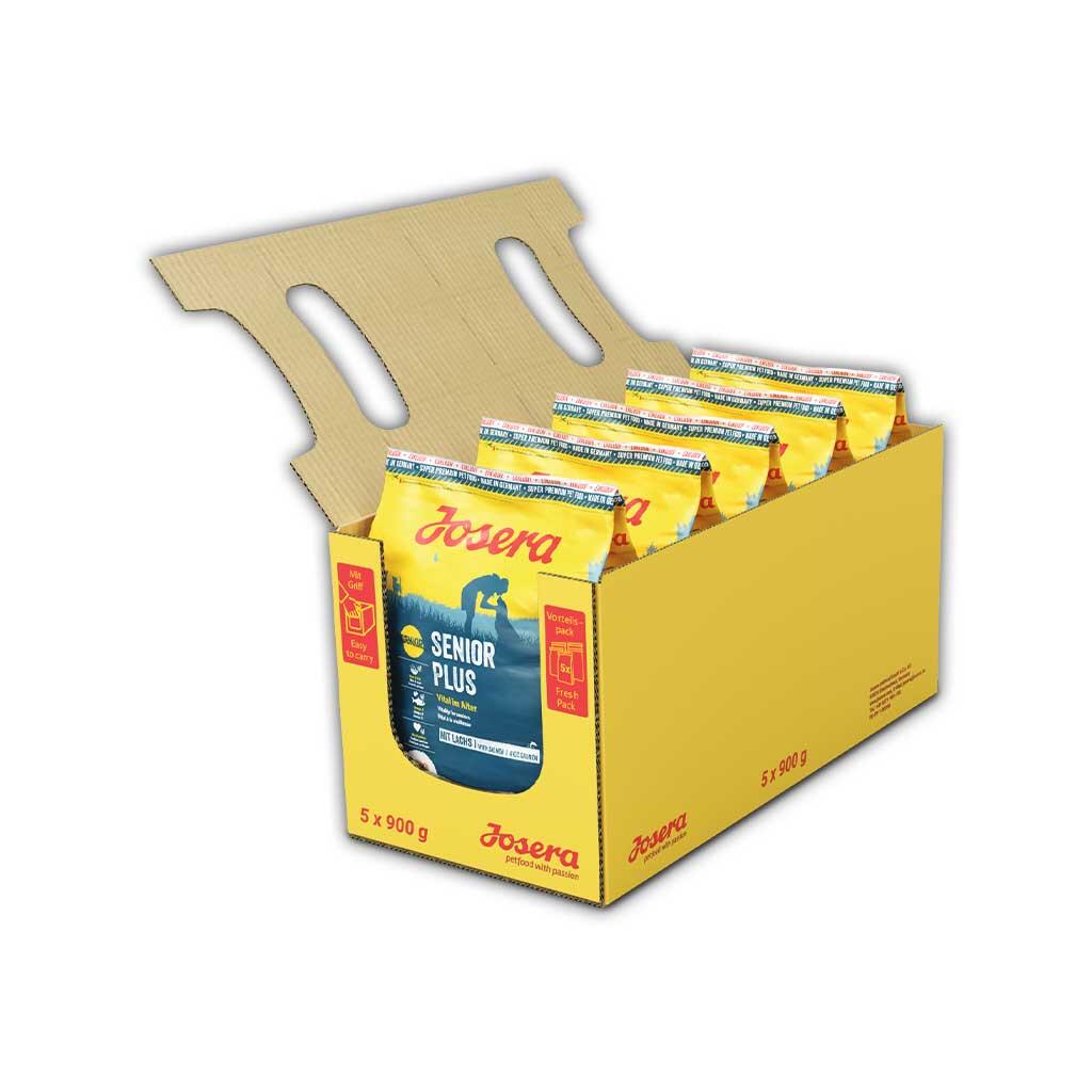 JOSERA Trockenfutter SENIORPLUS für Hunde 5x900g = 4,5kg