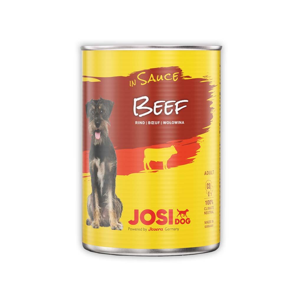 JOSIDOG Nassfutter BEEF IN SAUCE für Hunde 12x 415g