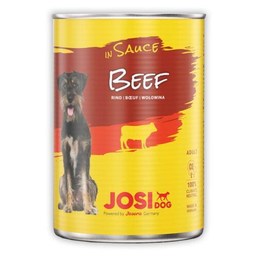 JOSIDOG Nassfutter BEEF IN SAUCE für Hunde 12x 415g