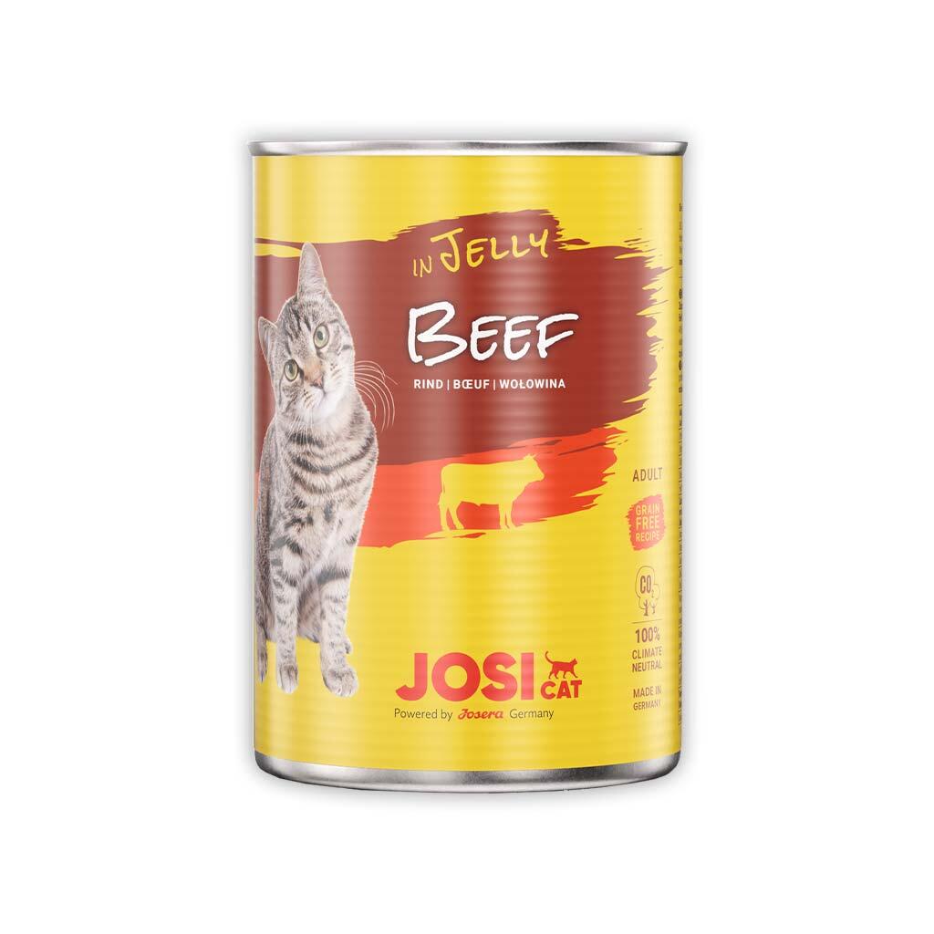 JOSICAT Nassfutter BEEF IN JELLY für Katzen
