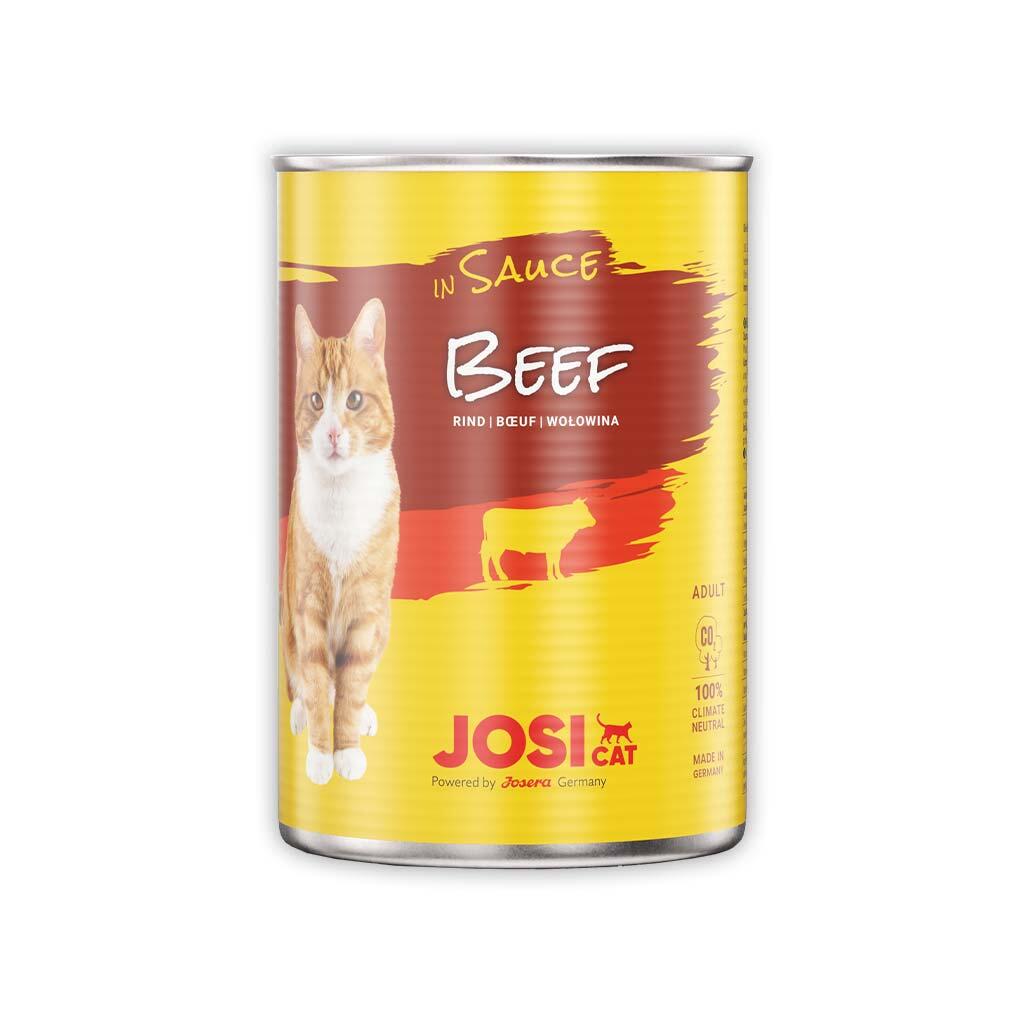 JOSICAT Nassfutter BEEF IN SAUCE für Katzen 415g