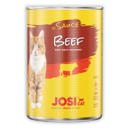 JOSICAT Nassfutter BEEF IN SAUCE für Katzen 415g