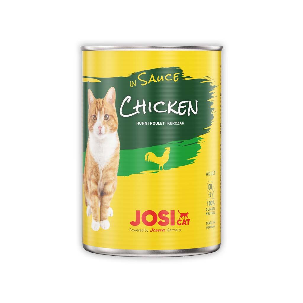 JOSICAT Nassfutter CHICKEN IN SAUCE für Katzen 415g