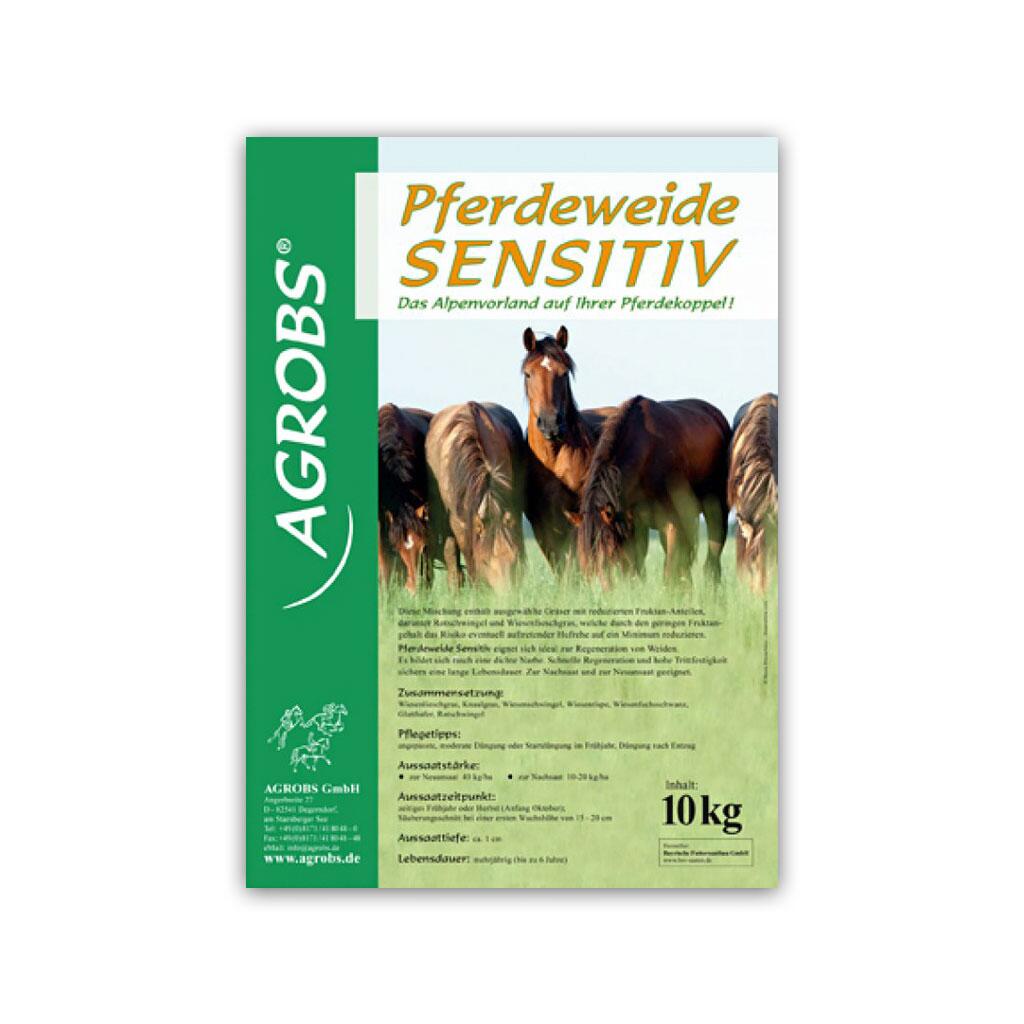 AGROBS Weidepflege PFERDEWEIDE SENSITIV SAATGUT für die Pferdekoppel 10kg