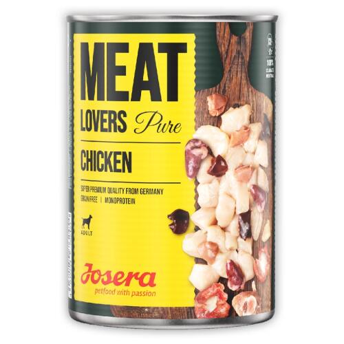 JOSERA Nassfutter MEATLOVERS PURE CHICKEN für Hunde 800g