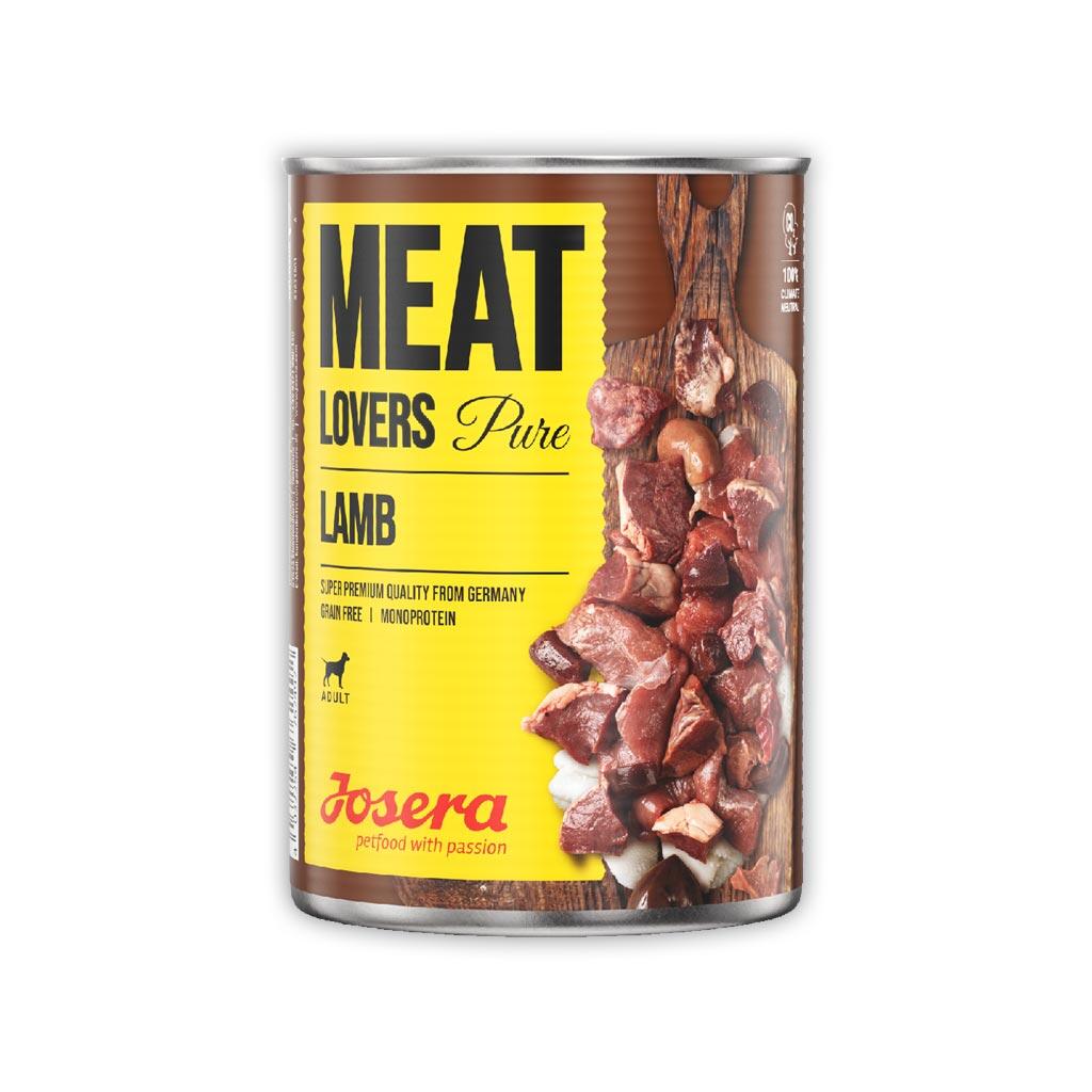 JOSERA Nassfutter MEATLOVERS PURE LAMB für Hunde