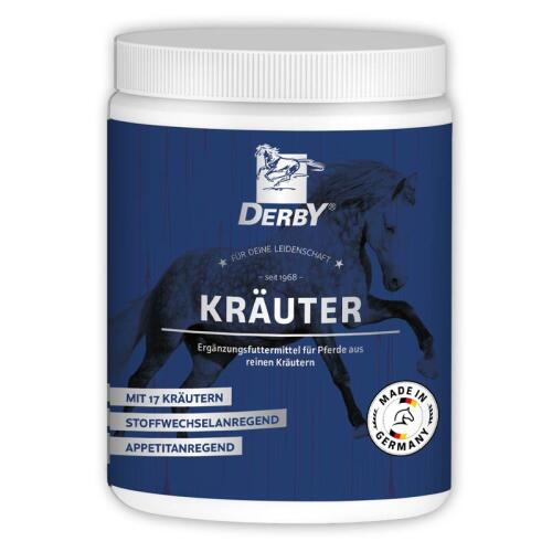 DERBY Ergänzungsfutter KRÄUTER für Pferde 600g