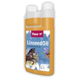 PAVO Ergänzungsfutter LINSEED OIL für Pferde 1l