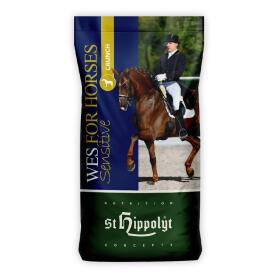 WES FOR HORSES Futter SENSITIVE CRUNCH für Pferde 25kg