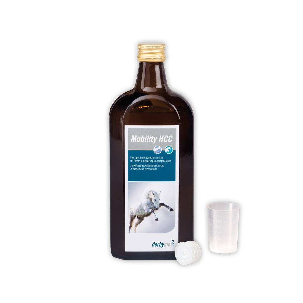 DERBYMED Ergänzungsfutter MOBILITY HCC für Pferde 2x500ml